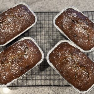Banana Bread Mini-Loaf with Chocolate Chips